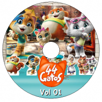 10 DVDs - 44 Gatos 1a e 2a Temporadas Kits
