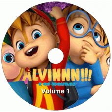 5 DVDs - Desenho Alvinnn e os Esquilos Kits
