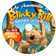 5 DVDs Ozzy Blinky Bill Petey Avião Cueca Kits