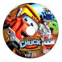 5 DVDs - Aventuras de Chuck e Seus Amigos Completo com 39 Episodios Kits