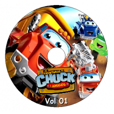 5 DVDs - Aventuras de Chuck e Seus Amigos Completo com 39 Episodios Kits 5 DVDs - Aventuras de Chuck e Seus Amigos Completo com 39 Episodios Kits