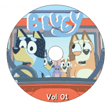 8 DVDs - Bluey Kits