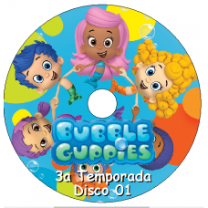 3 DVDs - Bubble Guppies 3a Temporada Completa Kits