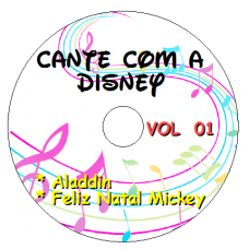 3 DVDs - Cante com a Disney 