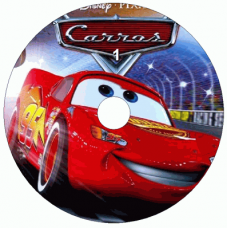 4 DVDs - Carros Mate McQueen