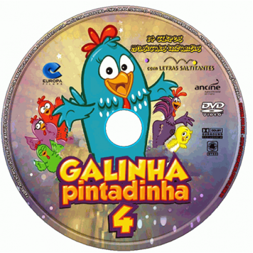 a galinha pintadinha 4 dvd capa tia capas em 2023  Dvd galinha pintadinha, Galinha  pintadinha 4, Dvd