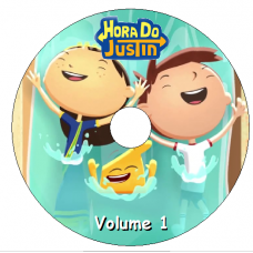 9 DVDs - Hora do Justin + Hora do Justin Vamos! Kits