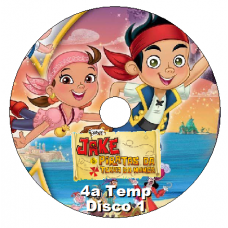 3 DVDs - Jake e os Piratas da Terra do Nunca 4a Temporada Kits