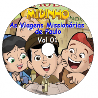 6 DVDs - Midinho Viagens Missionárias de Paulo  Completo Kits