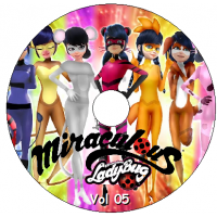 5 DVDs - Miraculous Ladybug Chibi Especiais 2a Temp Kits