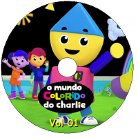 5 DVDs - Mundo Colorido de Charlie Kits