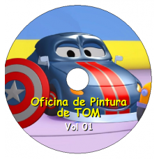 5 DVDs - Oficina de Pintura do TOM Kits
