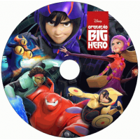 5 DVDs - Big Hero Ralph Incriveis Kits