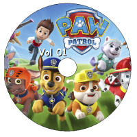 4 DVDs - Patrulha Canina Paw Patrol 1a Temp Kits