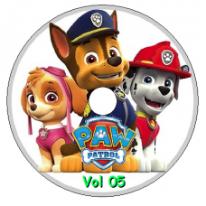 4 DVDs - Patrulha Canina Paw Patrol 2a Temp Kits