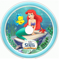 3 DVDs - Pequena Sereia Kits