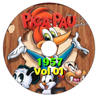 6 DVDs - Pica Pau 1957 Clássico Completo Kits