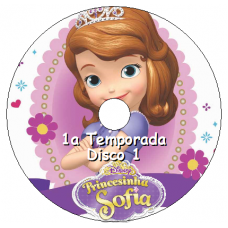 16 DVDs - Princesinha Sofia 1a, 2a, 3a e 4a Temp Kits