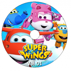 8 DVDs - Super Wings 66 episódios Kits