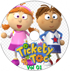 5 DVDs - Tickety Toc Episódios