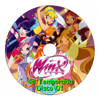 4 DVDs - Winx Club - 4a Temporada Kits