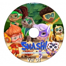 3 DVDs - SMASH - Acampamento de Super Heróis - S.M.A.S.H. Kits